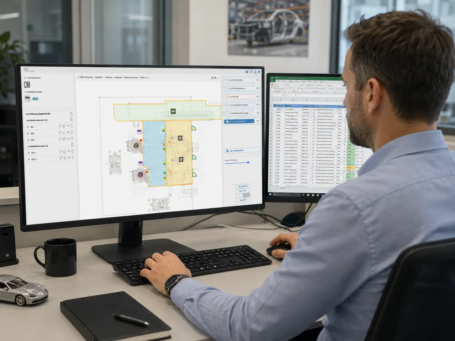 Fertigungsstraßen digital planen – Automotive
